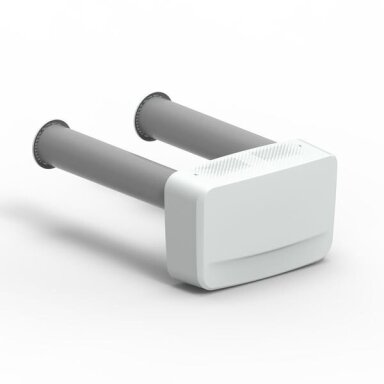 Dvisrautis mini rekuperatorius su entalpiniu šilumokaičiu Ideal Clima Duo Wall 50m3/h
