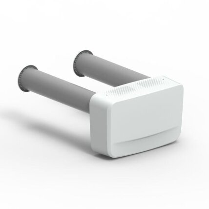Dvisrautis mini rekuperatorius su entalpiniu šilumokaičiu Ideal Clima Duo Wall 50m3/h