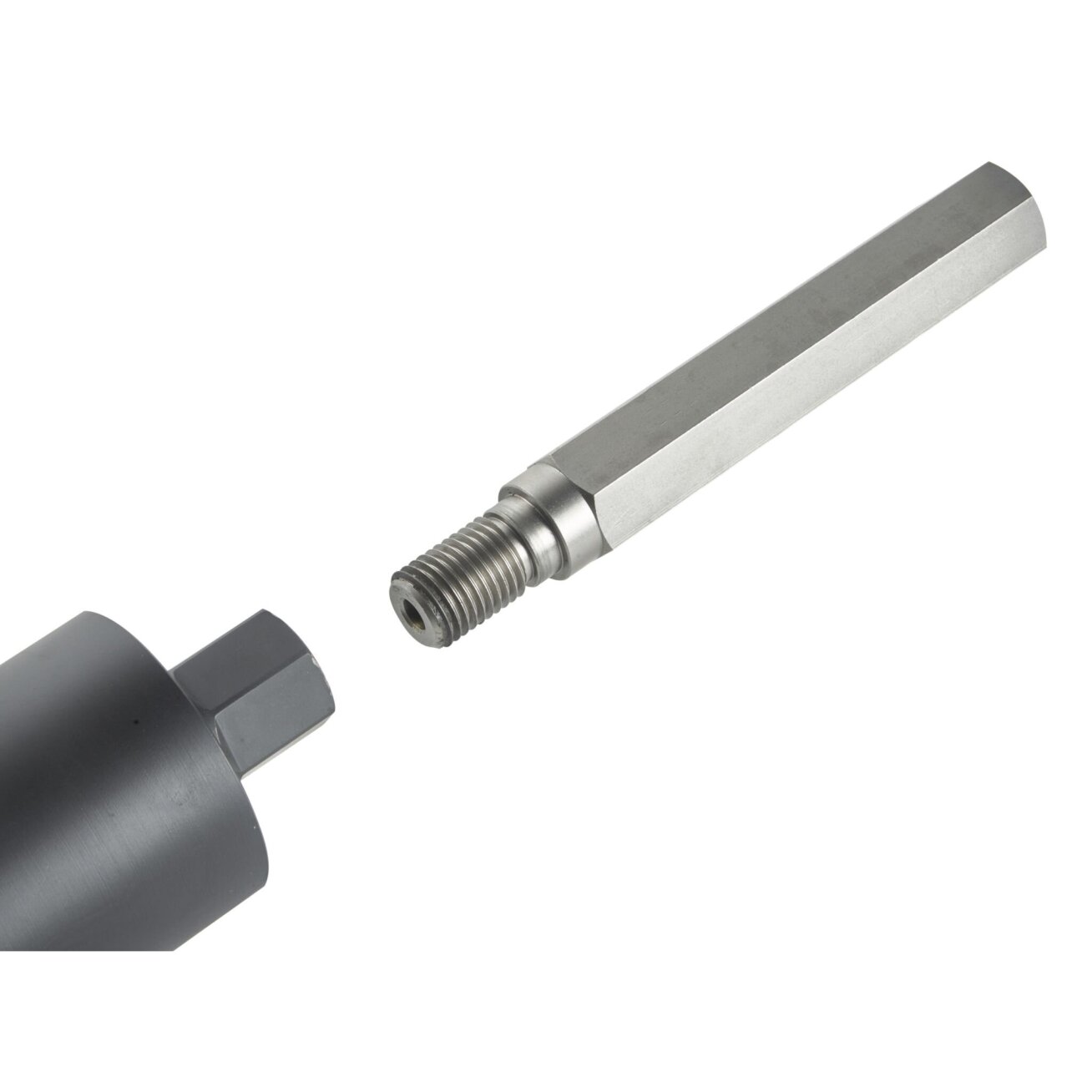 Prailginimas aliuminis 300mm - 1 1/4" UNC adapteris 1 Prailginimas aliuminis 300mm - 1 1/4" UNC adapteris 1