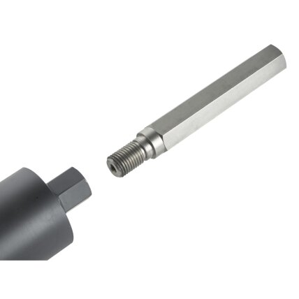 Prailginimas aliuminis 300mm - 1 1/4" UNC adapteris 1 Prailginimas aliuminis 300mm - 1 1/4" UNC adapteris 1