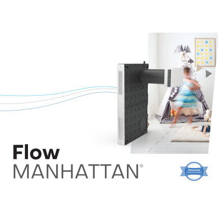 Rekuperatorius montuojamas apšiltinimo sluoksnyje HELTY Flow MANHATTAN 5