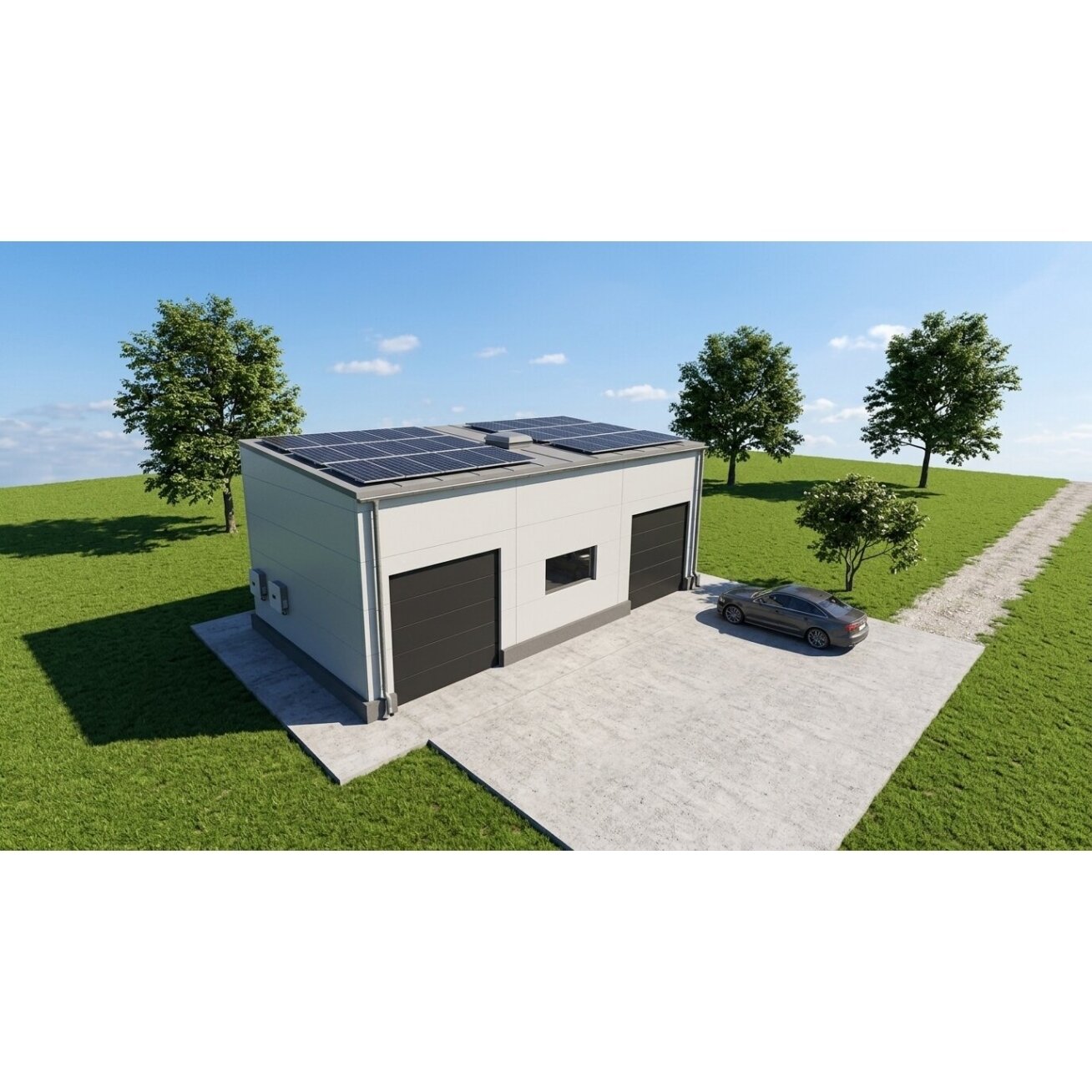 Vienšlaitė metalo konstrukcija 7x12 aukštis 5/4 2