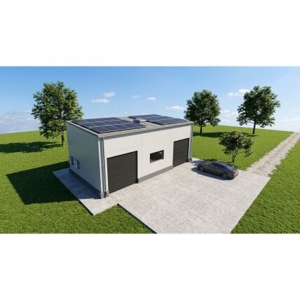 Vienšlaitė metalo konstrukcija 7x12 aukštis 5/4 2